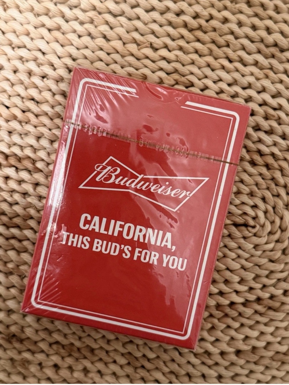 Budweiser Red Playing Cards